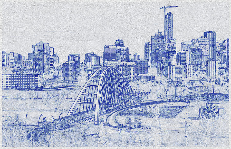 blueprint-drawing-of-city-skyline-of-edmonton-celestial-images