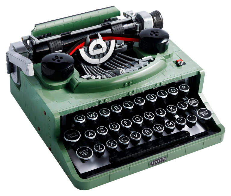 best gifts for writers lego typewriter